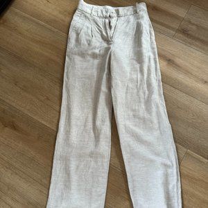 Aritzia - Wilfred Effortless Pants - Linen - Size 2